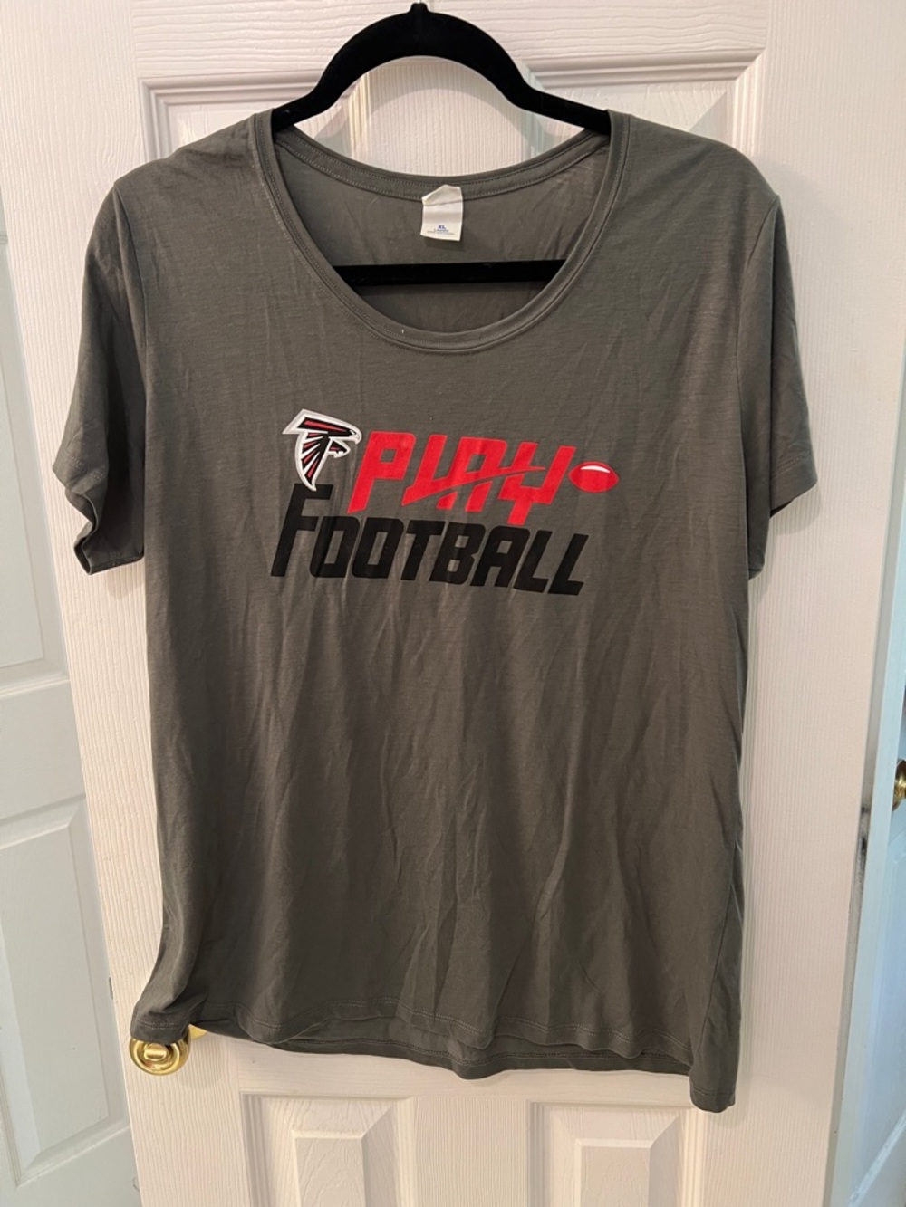 Sport-Tek Gray Atlanta Falcons Play Football Tee
